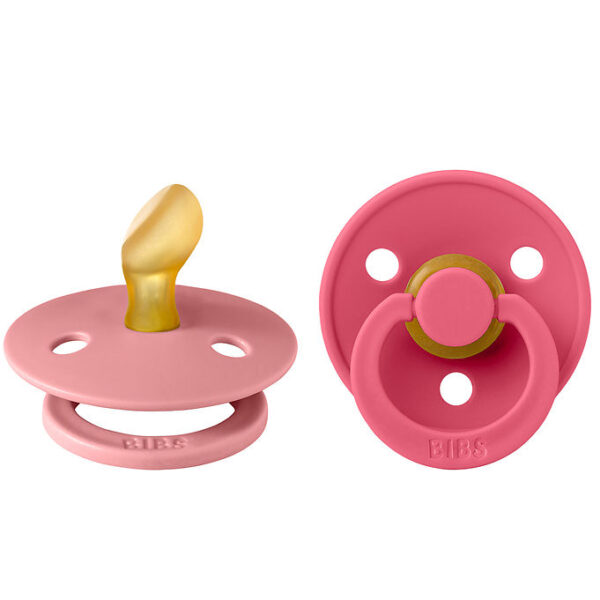 BIBS Colour Sutter - 2-pak - Str. 1 - Anatomisk - Dusty Pink/Cor