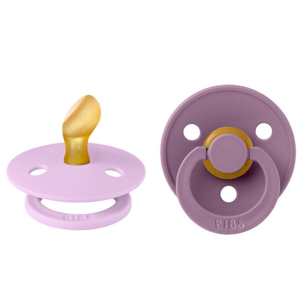 BIBS Colour Sutter - 2-pak - Str. 1 - Anatomisk - Violet Sky/Ma