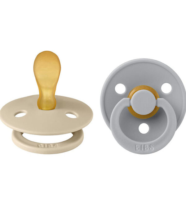 BIBS Colour Sutter - 2-pak - Str. 1 - Symmetrisk - Vanilla/Cloud BIBS Colour Sutter - 2-pak - Str. 1 - Symmetrisk - Vanilla/Cloud
