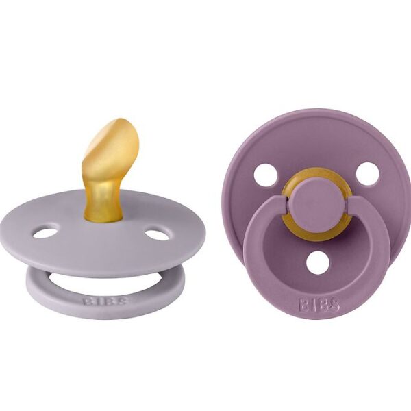 BIBS Colour Sutter - 2-pak - Str. 2 - Anatomisk - Fossil Grey/Ma