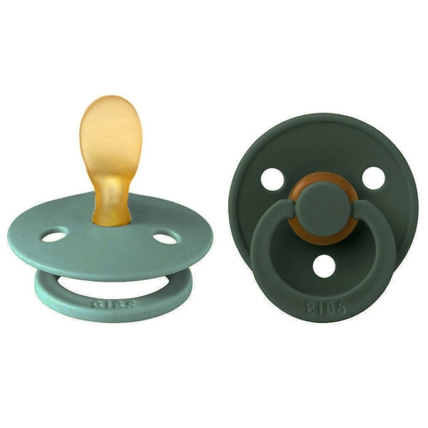 BIBS Colour Sutter - 2-pak - Str. 2 - Symmetrisk - Sage/Hunter G