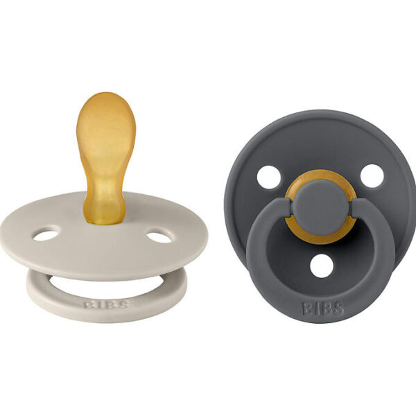 BIBS Colour Sutter - 2-pak - Str. 2 - Symmetrisk - Sand/Iron