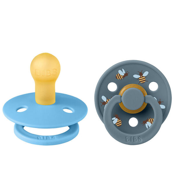 BIBS Colour Sutter - Str. 1 - 2-pak - Rund - Breeze Mix