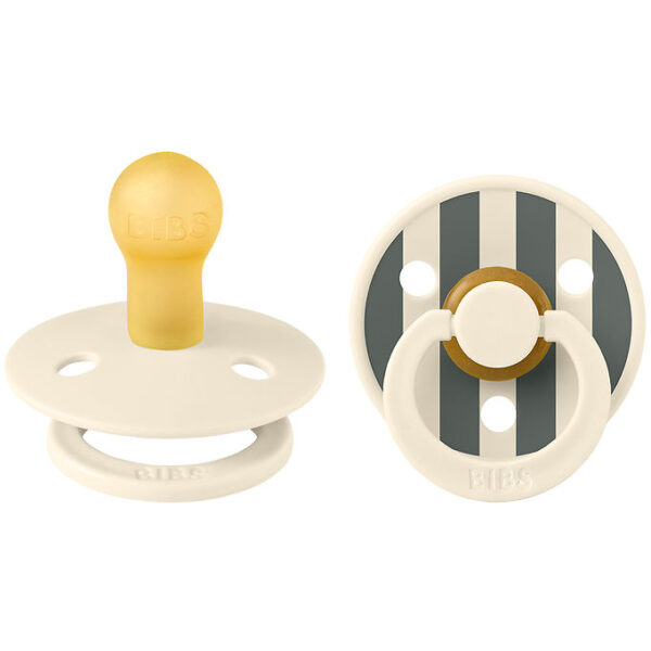 BIBS Colour Sutter - Str. 1 - 2-pak - Rund - Ruby Pine Mix