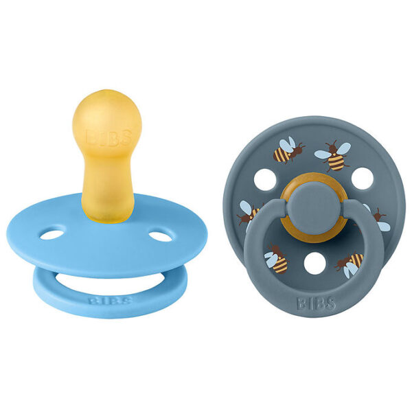 BIBS Colour Sutter - Str. 2 - 2-pak - Rund - Breeze Mix