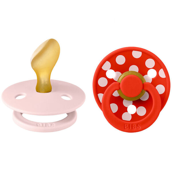 BIBS Colour Sutter - Str. 2 - Anatomisk - 2-pak - Blossom/Candy