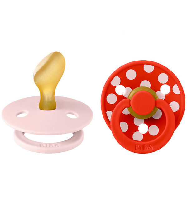BIBS Colour Sutter - Str. 2 - Anatomisk - 2-pak - Blossom/Candy BIBS Colour Sutter - Str. 2 - Anatomisk - 2-pak - Blossom/Candy