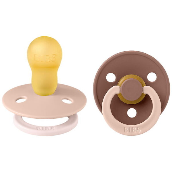 BIBS Colour Sutter - Str. 3 - 2-pak - Rund - Blush Woodchuck BIBS Colour Sutter - Str. 3 - 2-pak - Rund - Blush Woodchuck