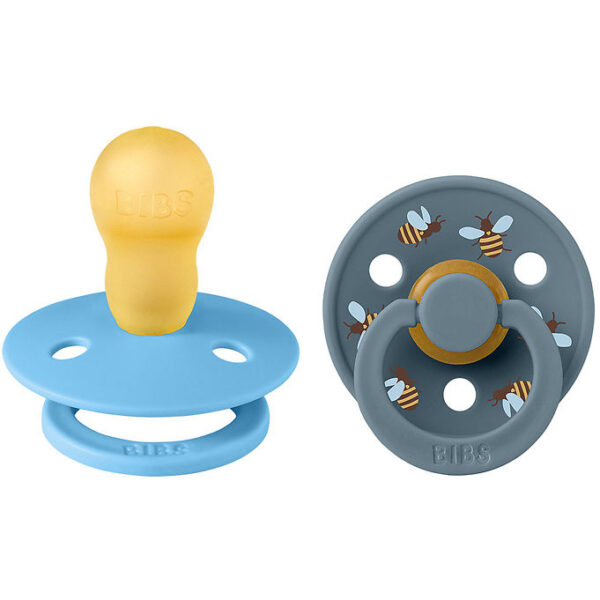 BIBS Colour Sutter - Str. 3 - 2-pak - Rund - Breeze Mix