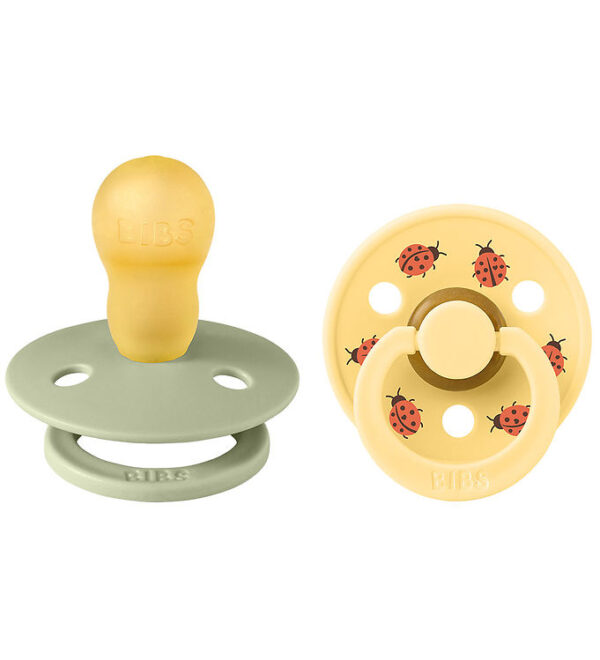 BIBS Colour Sutter - Str. 3 - 2-pak - Rund - Sage Mix