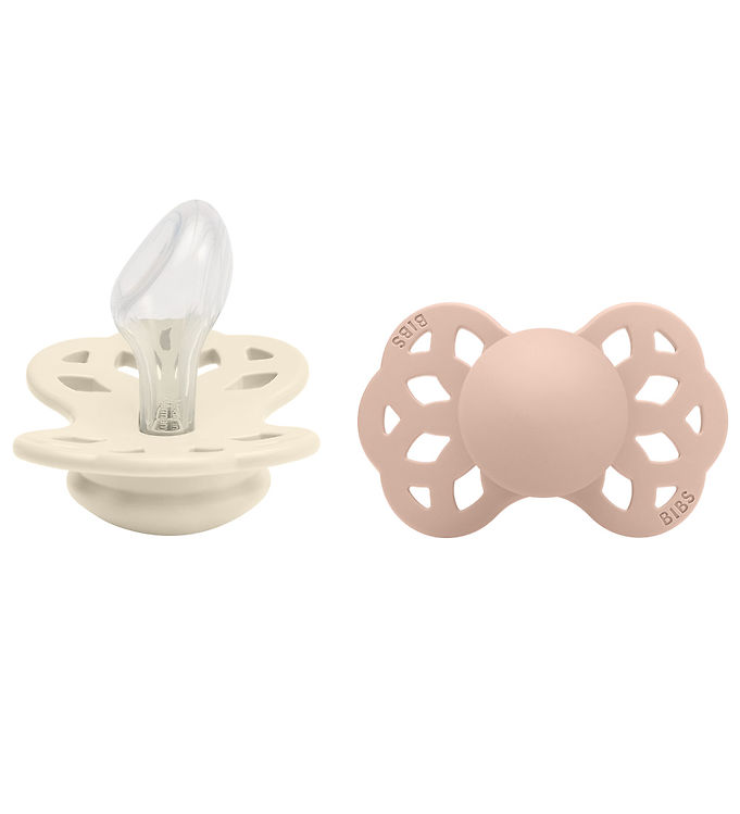 BIBS Infinity Sutter - 2-pak - Str. 2 - Anatomisk - Ivory/Blush BIBS Infinity Sutter - 2-pak - Str. 2 - Anatomisk - Ivory/Blush