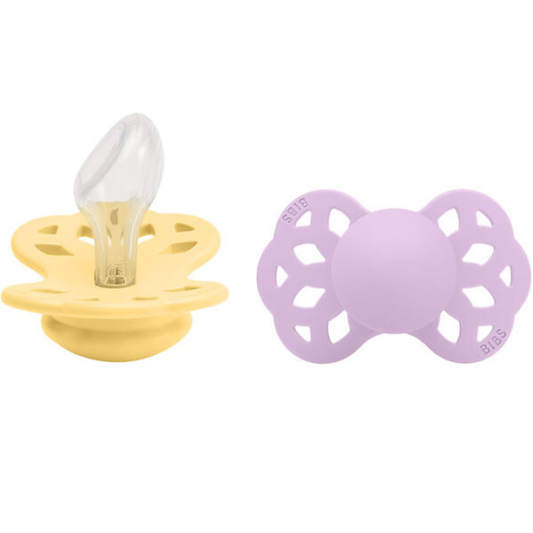 BIBS Infinity Sutter - 2-pak - Str. 2 - Anatomisk - Pale Butter/