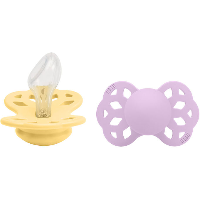 BIBS Infinity Sutter - 2-pak - Str. 2 - Anatomisk - Pale Butter/ BIBS Infinity Sutter - 2-pak - Str. 2 - Anatomisk - Pale Butter/