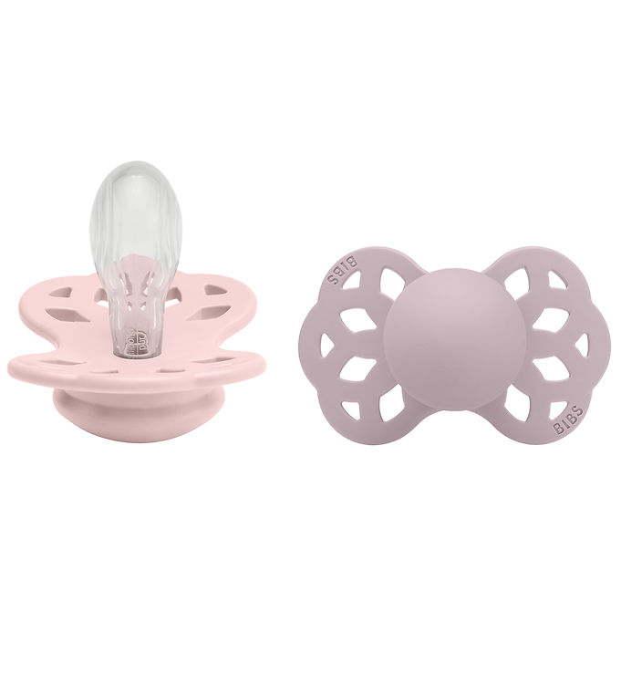BIBS Infinity Sutter - 2-pak - Str. 2 - Symmetrisk - Blossom/Dus