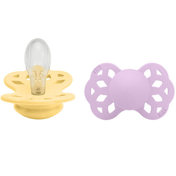 BIBS Infinity Sutter - 2-pak - Str. 2 - Symmetrisk - Pale Butter BIBS Infinity Sutter - 2-pak - Str. 2 - Symmetrisk - Pale Butter