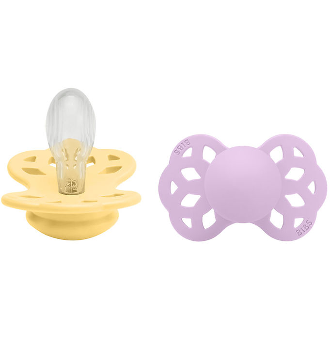 BIBS Infinity Sutter - 2-pak - Str. 2 - Symmetrisk - Pale Butter BIBS Infinity Sutter - 2-pak - Str. 2 - Symmetrisk - Pale Butter