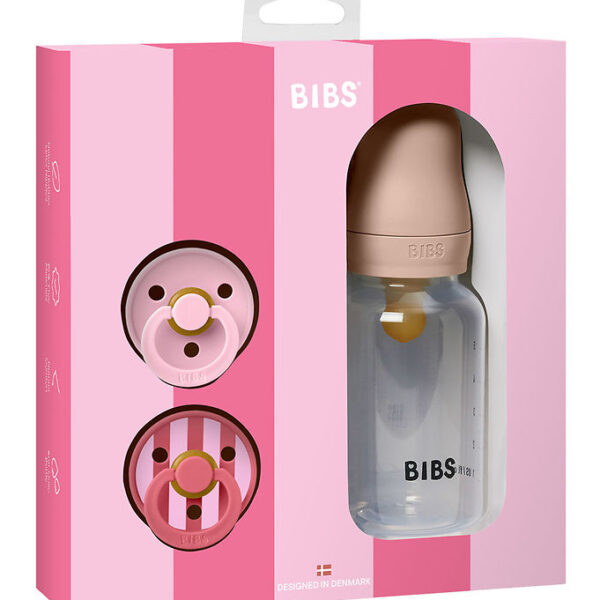 BIBS Sprinkle - Gavesæt - Sutter/Sutteflaske - Blush