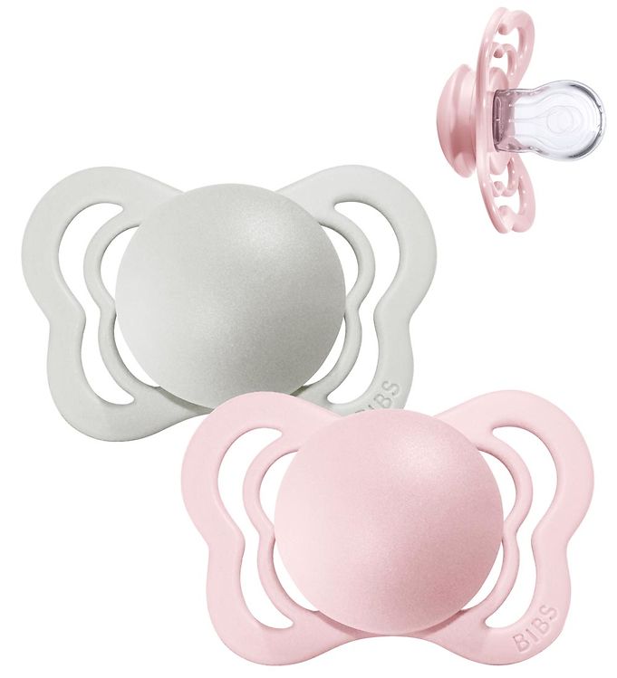 BIBS Supreme Sutter - 2-pak - Str. 1 - Symmetrisk - Haze/Blossom BIBS Supreme Sutter - 2-pak - Str. 1 - Symmetrisk - Haze/Blossom