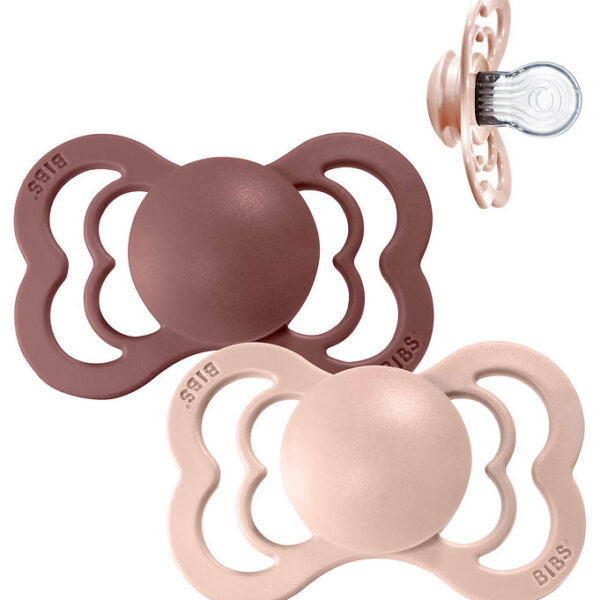 BIBS Supreme Sutter - Str. 1 - 2-pak - Symmetrisk - Woodchuck/Bl BIBS Supreme Sutter - Str. 1 - 2-pak - Symmetrisk - Woodchuck/Bl