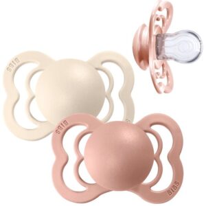 BIBS Supreme Sutter - Str. 2 - 2-pak - Symmetrisk - Ivory/Blush