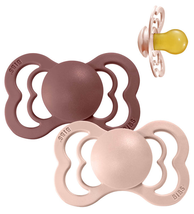 BIBS Supreme Sutter - Str. 2 - 2-pak - Symmetrisk - Woodchuck/Bl BIBS Supreme Sutter - Str. 2 - 2-pak - Symmetrisk - Woodchuck/Bl