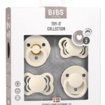 BIBS Sutter - Try-It Collection - 4-pak - Str. 2 - Ivory