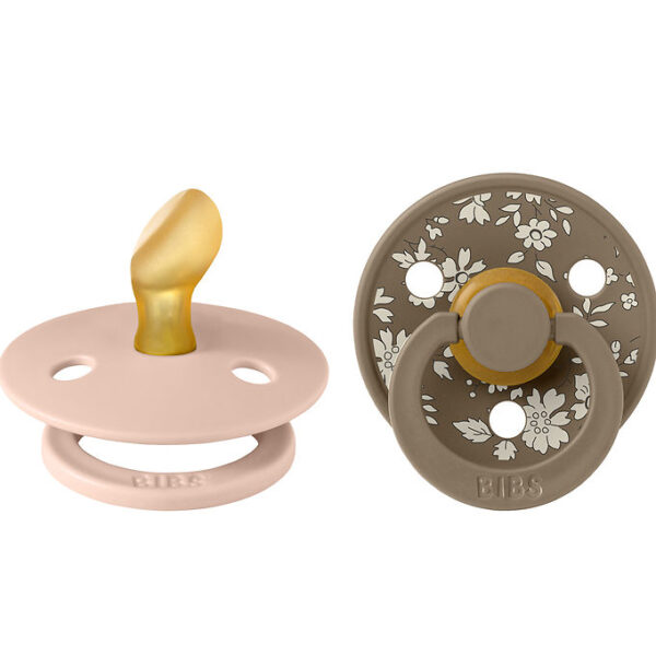 BIBS X Liberty Colour Sutter - 2-pak - Str. 1 - Anatomisk - Bluc