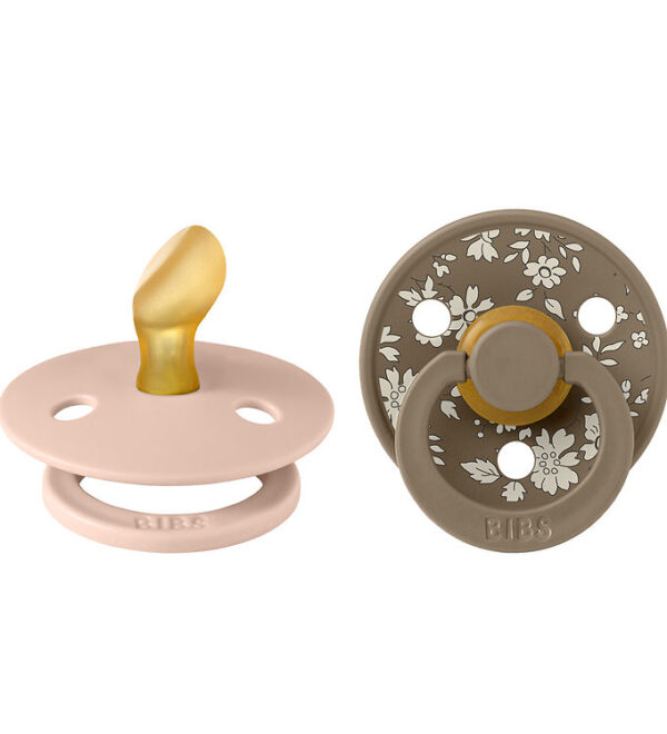 BIBS X Liberty Colour Sutter - 2-pak - Str. 1 - Anatomisk - Bluc BIBS X Liberty Colour Sutter - 2-pak - Str. 1 - Anatomisk - Bluc