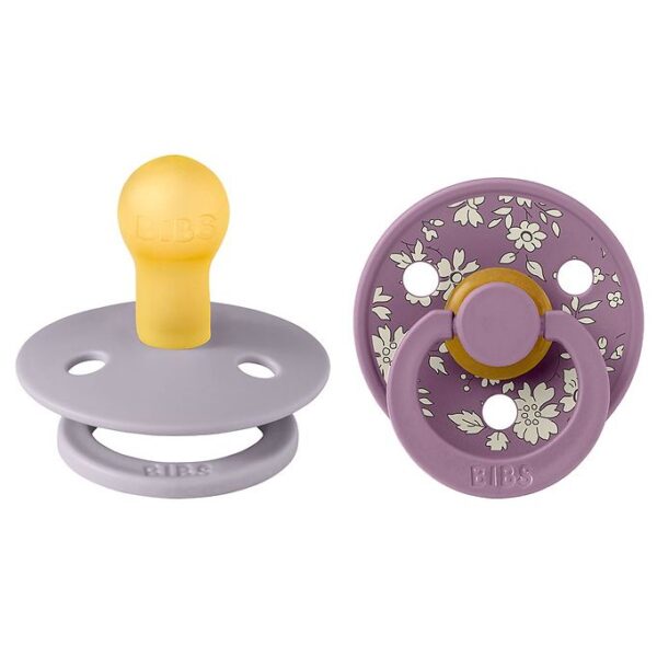 BIBS X Liberty Colour Sutter - 2-pak - Str. 1 - Rund - Capel/Fos BIBS X Liberty Colour Sutter - 2-pak - Str. 1 - Rund - Capel/Fos