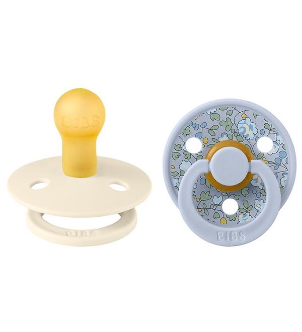 BIBS X Liberty Colour Sutter - 2-pak - Str. 1 - Rund - Eloise/Du