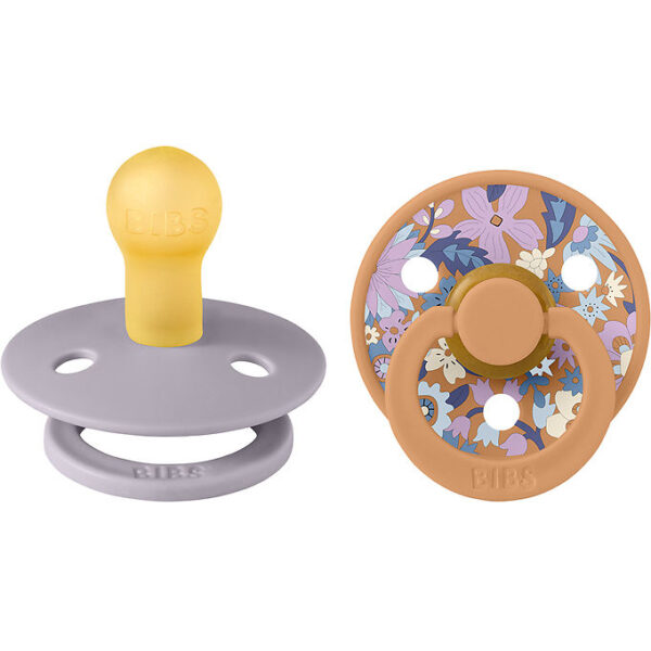 BIBS X Liberty Colour Sutter - 2-pak - Str. 1 - Rund - Pumpkin M