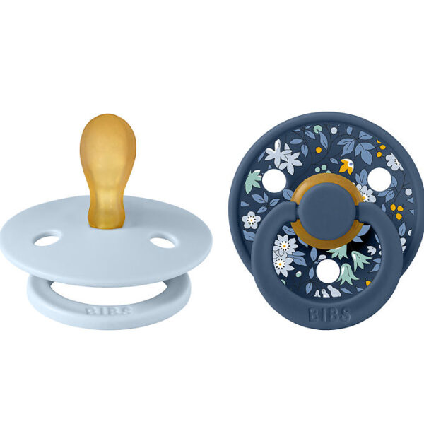 BIBS X Liberty Colour Sutter - 2-pak - Str. 1 - Symmetrisk - Bab BIBS X Liberty Colour Sutter - 2-pak - Str. 1 - Symmetrisk - Bab