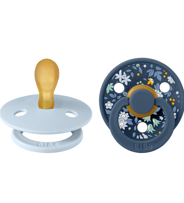 BIBS X Liberty Colour Sutter - 2-pak - Str. 1 - Symmetrisk - Bab BIBS X Liberty Colour Sutter - 2-pak - Str. 1 - Symmetrisk - Bab