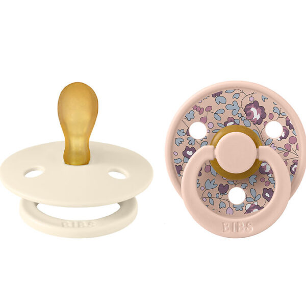 BIBS X Liberty Colour Sutter - 2-pak - Str. 1 - Symmetrisk - Blu