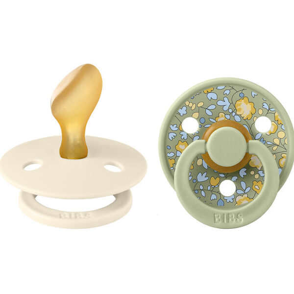 BIBS X Liberty Colour Sutter - 2-pak - Str. 2 - Anatomisk - Sage