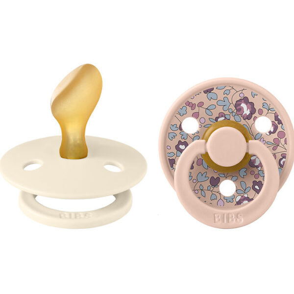 BIBS X Liberty Colour Sutter - 2-pak - Str.2 - Anatomisk - Blush BIBS X Liberty Colour Sutter - 2-pak - Str.2 - Anatomisk - Blush