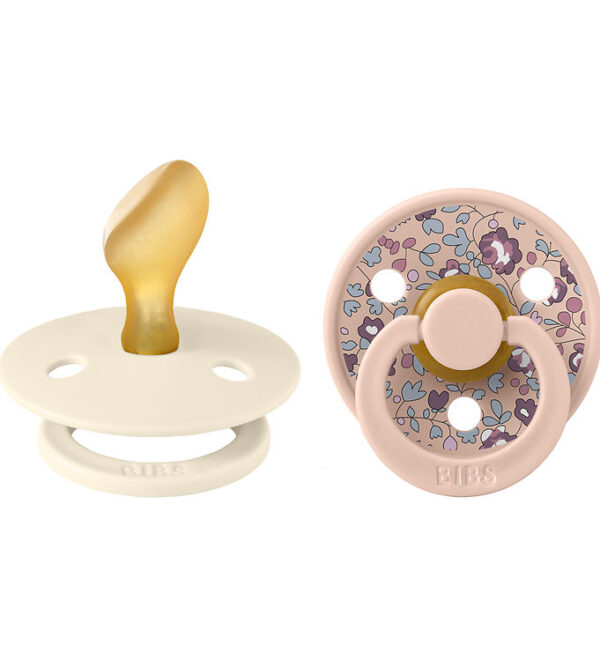 BIBS X Liberty Colour Sutter - 2-pak - Str.2 - Anatomisk - Blush BIBS X Liberty Colour Sutter - 2-pak - Str.2 - Anatomisk - Blush