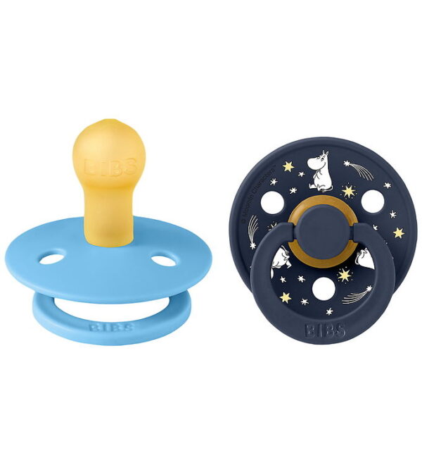 BIBS x Moomin Colour Sutter - Str. 1 - 2-pak - Breeze Mix BIBS x Moomin Colour Sutter - Str. 1 - 2-pak - Breeze Mix