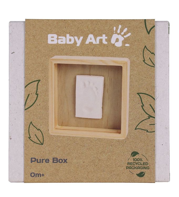 Baby Art Hånd- Og Fodaftryk Sæt - Pure Box Baby Art Hånd- Og Fodaftryk Sæt - Pure Box