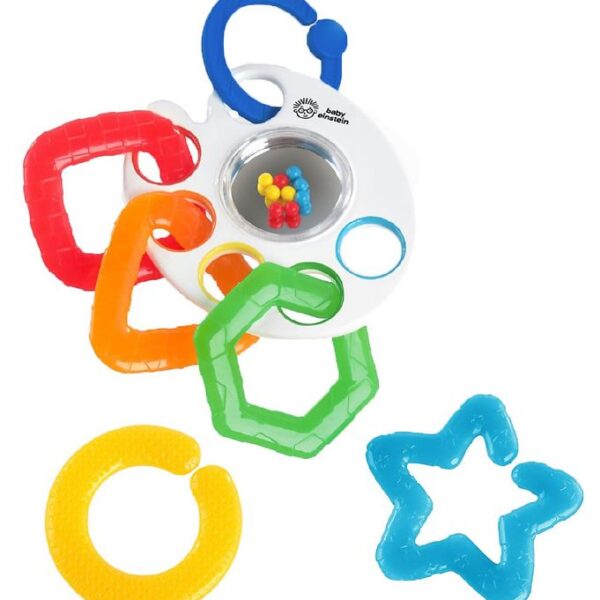 Baby Einstein Rangle m. Bideringe - Shake, Rattle & Soothe - Hvi