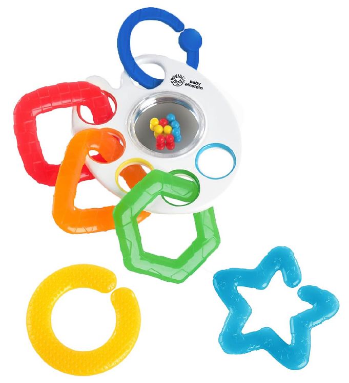 Baby Einstein Rangle m. Bideringe - Shake, Rattle & Soothe - Hvi Baby Einstein Rangle m. Bideringe - Shake, Rattle & Soothe - Hvi