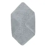 Baby Håndklæde, 100x100 cm - Jasmin blue