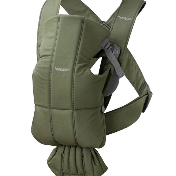 BabyBjörn Bæresele - Mini - Vævet - Mørkegrøn