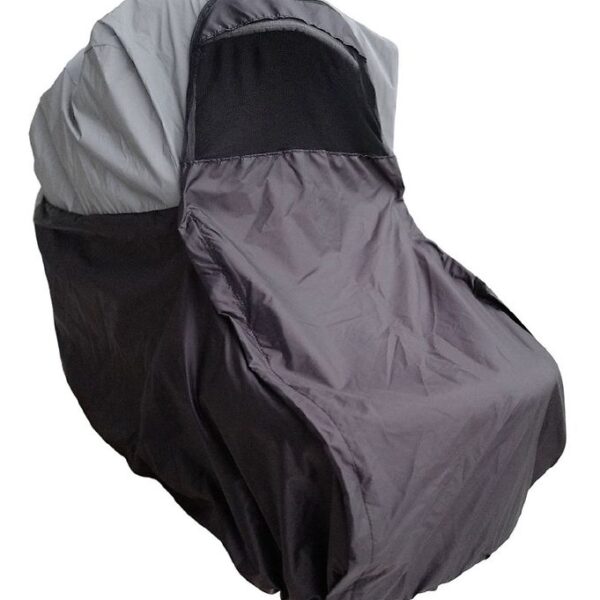 BabyDan Regnslag Til Barnevogn - 100 cm - Sort m. Refleks