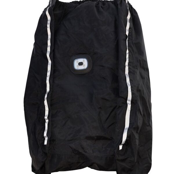 BabyDan Regnslag Til Barnevogn - LED - Sort