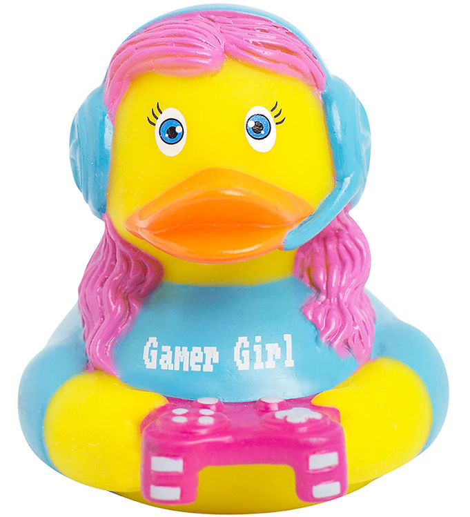 Badeand - Computerspiller/Gamer Pige Badeand - Computerspiller/Gamer Pige