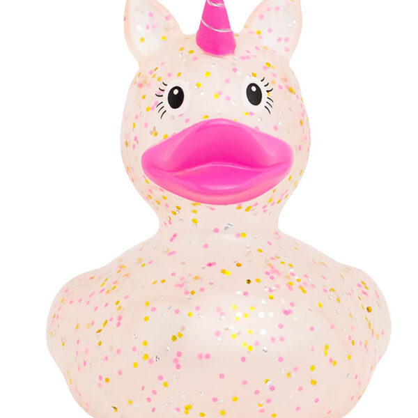 Badeand - Glitter Enhjørning