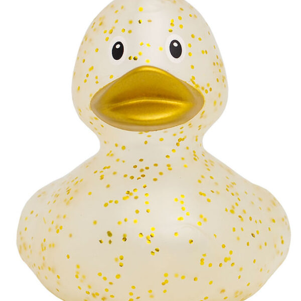 Badeand - Glitter Guld