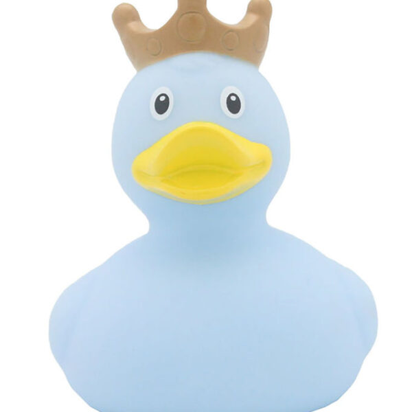 Badeand - Lyseblå And m. Krone