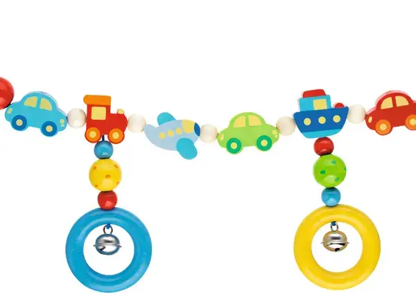 Barnevognskæde med køretøjer